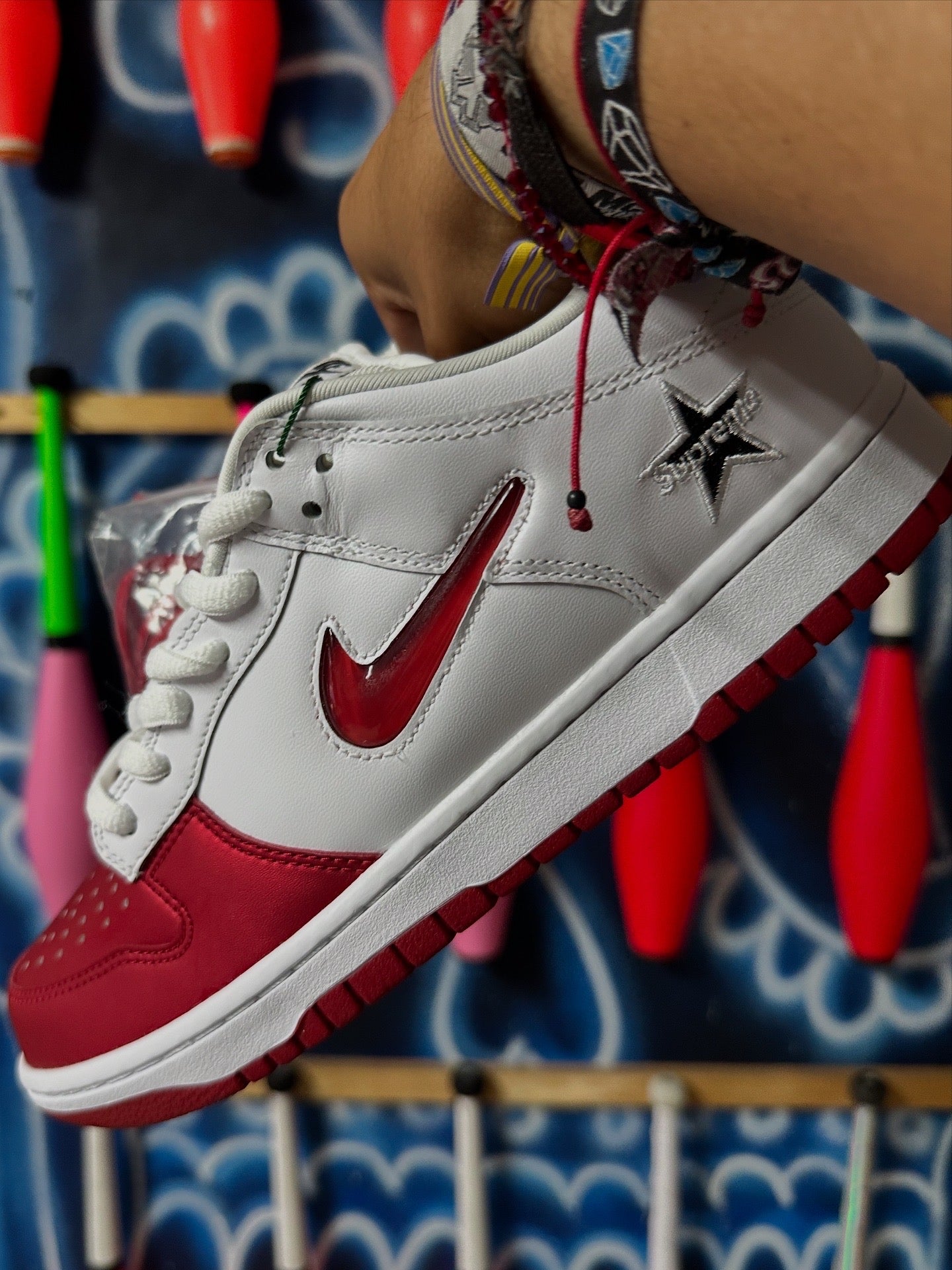 Nike SB Dunk Supreme Rojo. Talla 27 centímetros