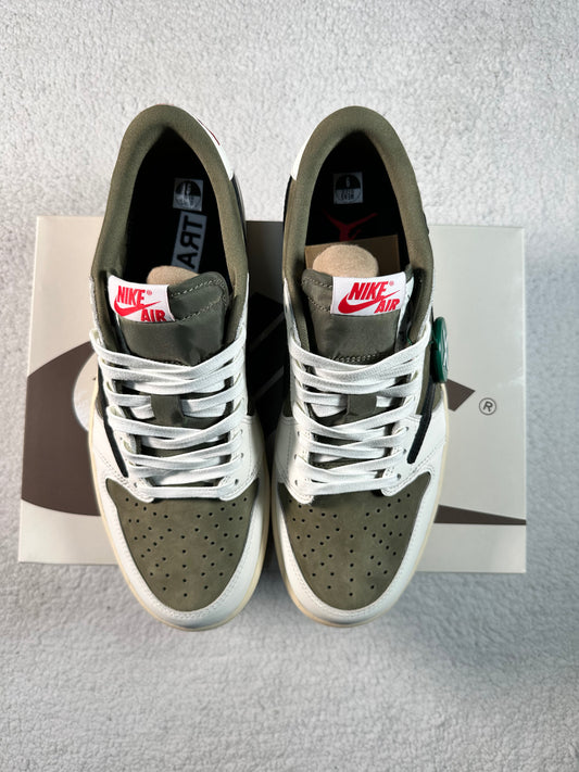 Nike Air Jordan 1 Low Medium Olive. Talla 27 cms