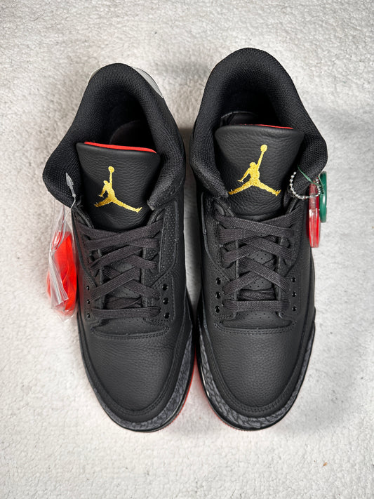 Sneakers Nike Air Jordan 3 X J Balvin Rio. Talla 27 cms