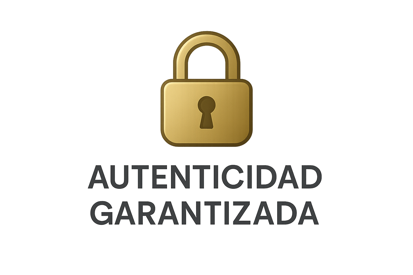 Ícono candado → Autenticidad garantizada